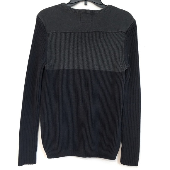 Calvin Klein Men's Blue Crewneck Knit Pullover Sweater - Picture 2 of 13